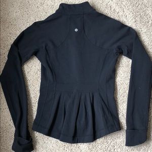 Lululemon jacket with peplum back